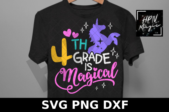 4th Grade is Magical Svg Unicorn SVG