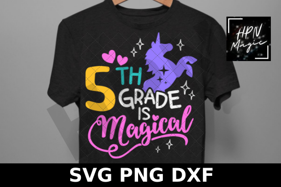 5th Grade is Magical Svg Unicorn SVG