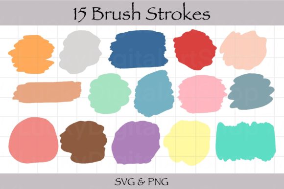 Brush Stroke Sublimation SVG Clipart