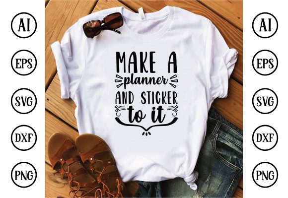 Make a Planner and Sticker to It