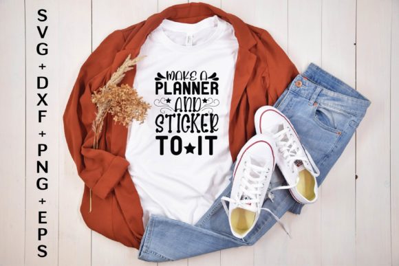 MAKE a PLANNER and STICKER to IT SVG