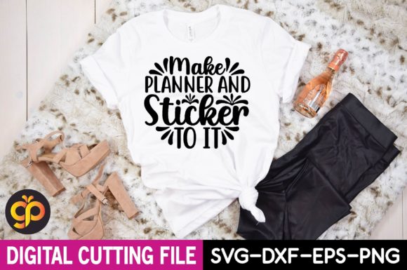 Make Planner and Sticker to It Svg