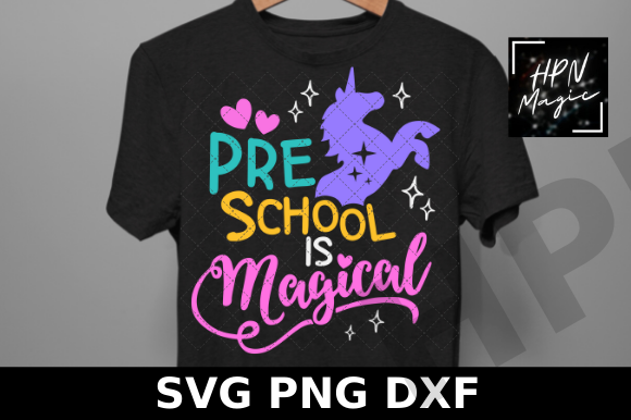 Preschool is Magical Svg Unicorn SVG