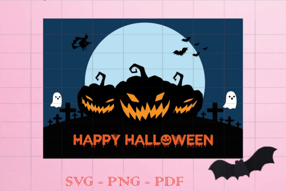 Pumpkin Happy Halloween SVG